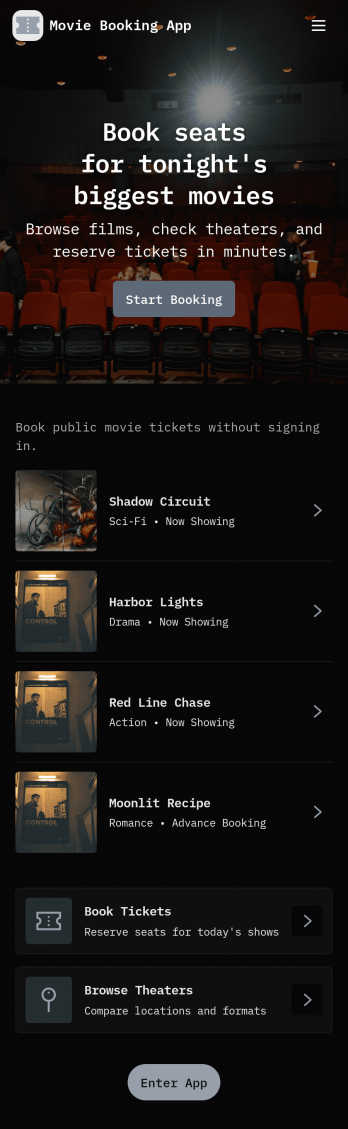 Movie Booking App Template