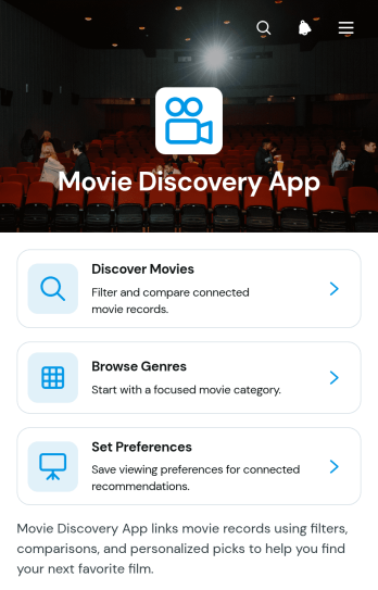 Movie Discovery App Template