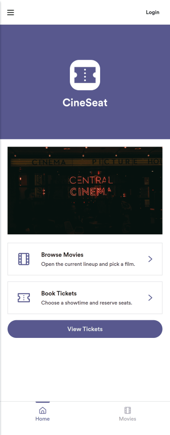 Movie Ticket Booking App Template