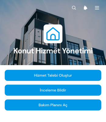 Mülk Hizmet Yönetimi Uygulama Șablonu