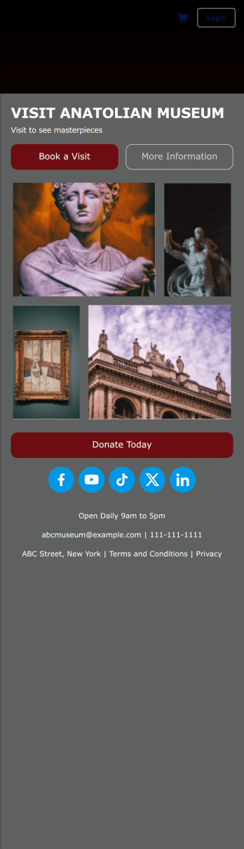 Museum App Template