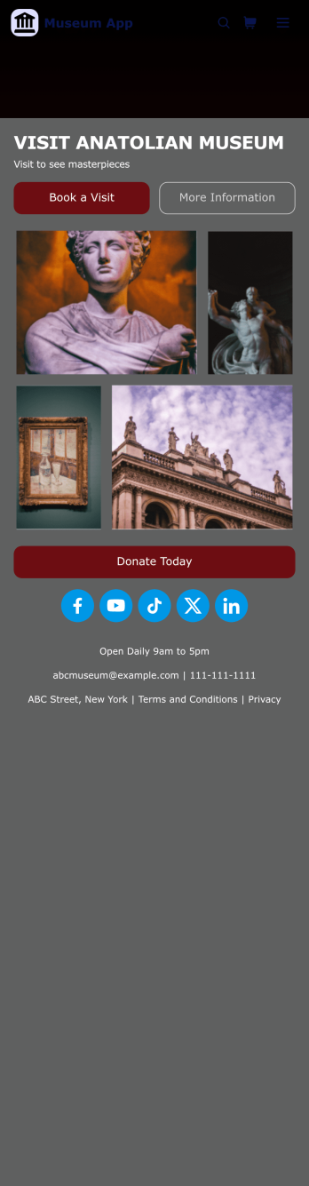 Museum App Template