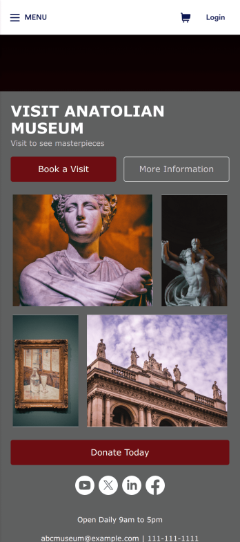 Museum App Template