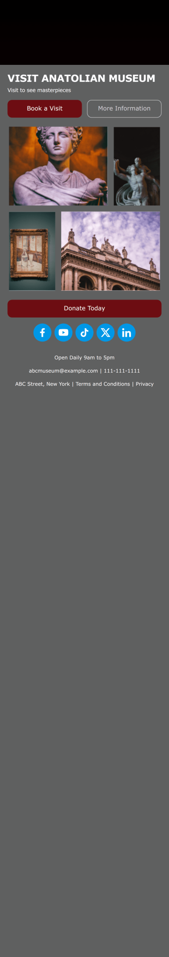 Museum App Template