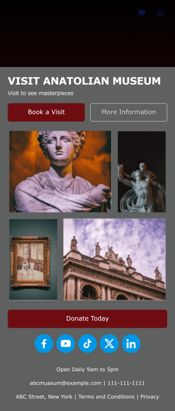 Museum App Template
