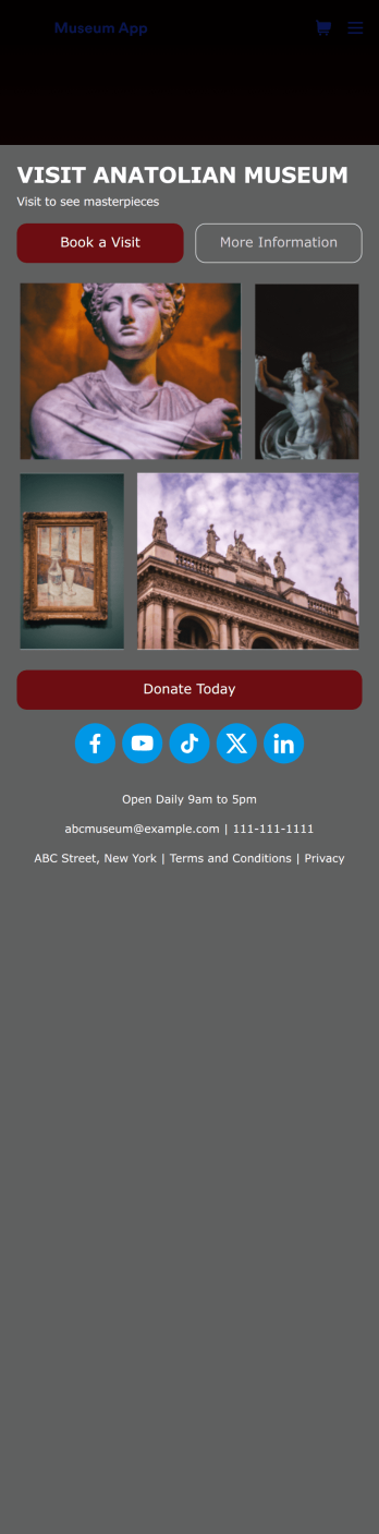 Museum App Template