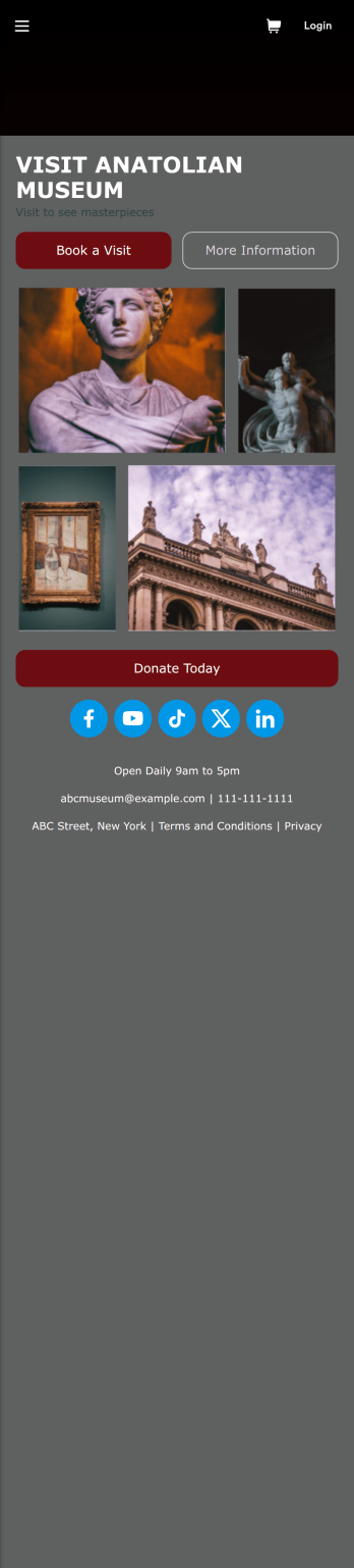 Museum App Template
