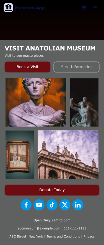 Museum App Template