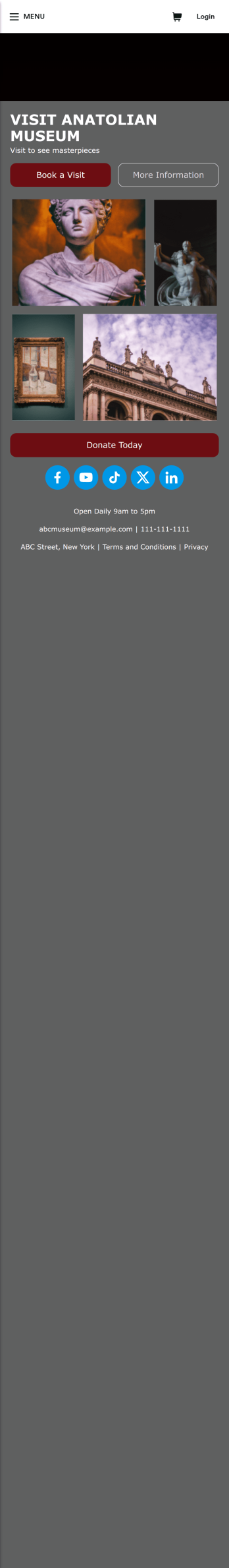 Museum App Template