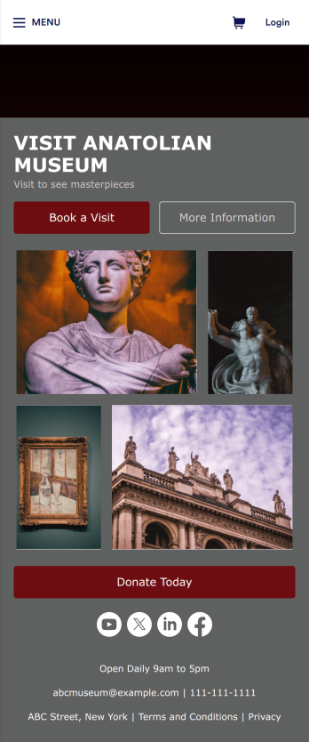 Museum App Template