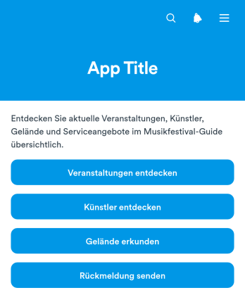 Musikfestival-Begleiter-App
