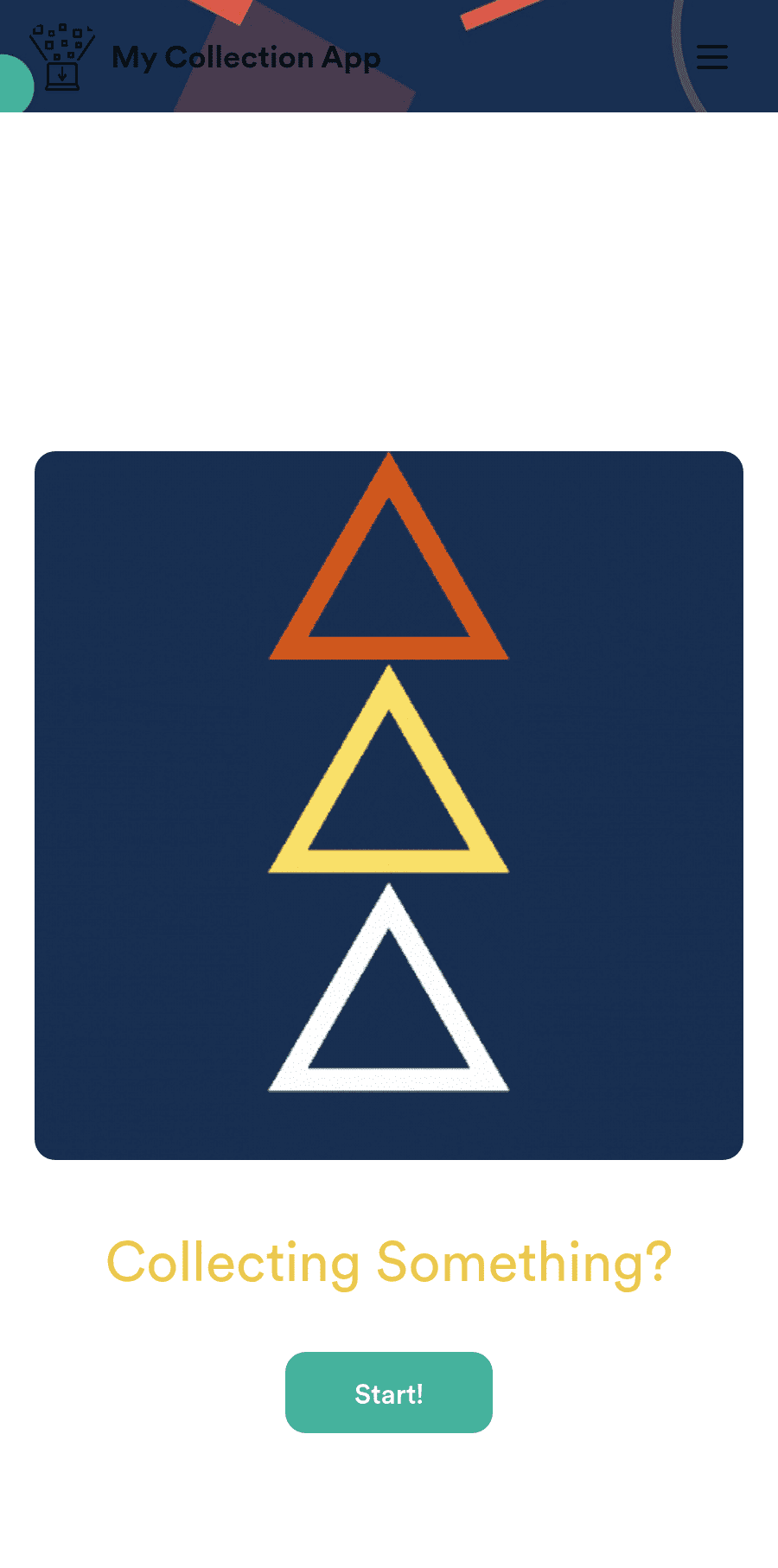 Collection Appname Options My Collection App Template | Jotform
