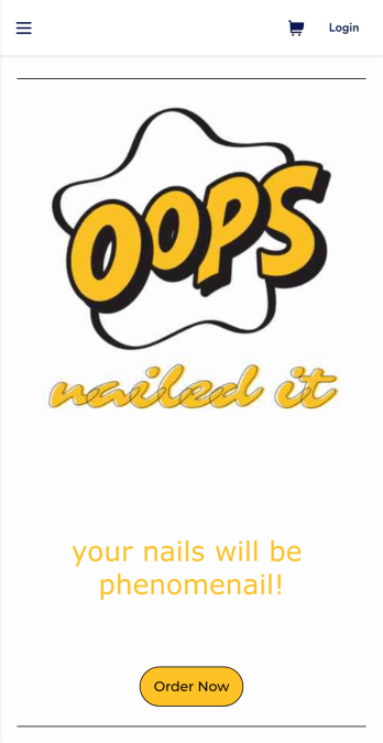 Nail Art Order App Template