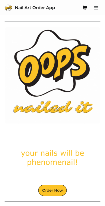 Nail Art Order App Template