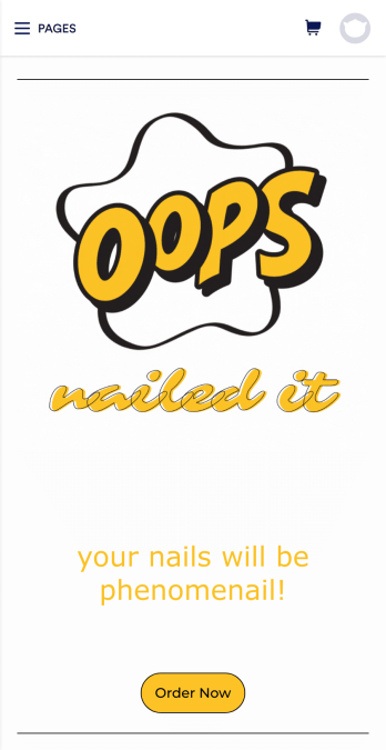 Nail Art Order App Template