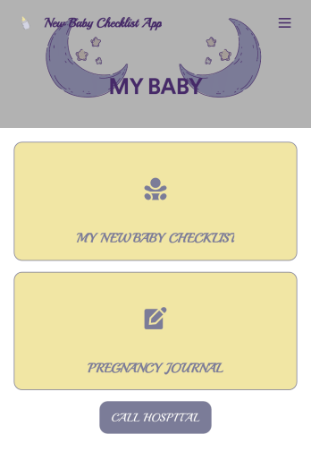New Baby Checklist App Template