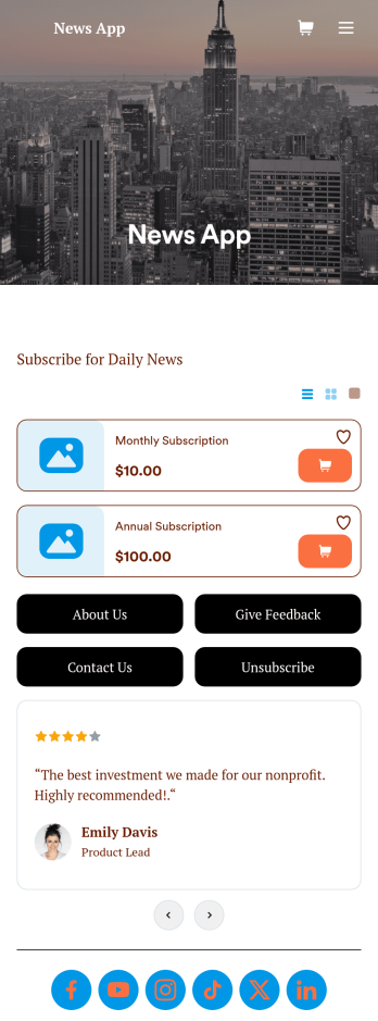 News App Template