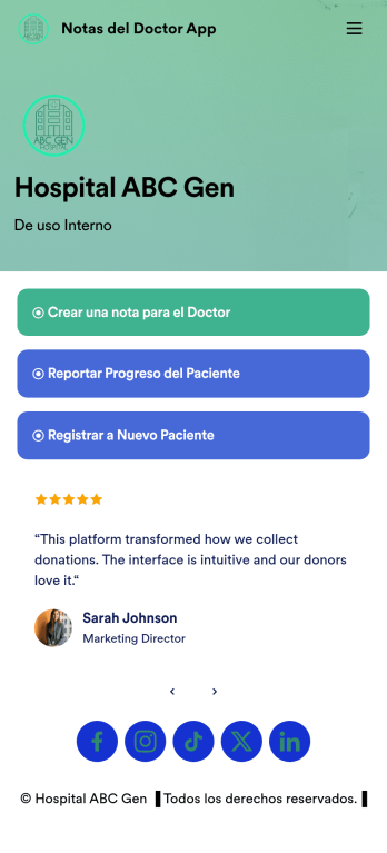 Notas del Doctor App