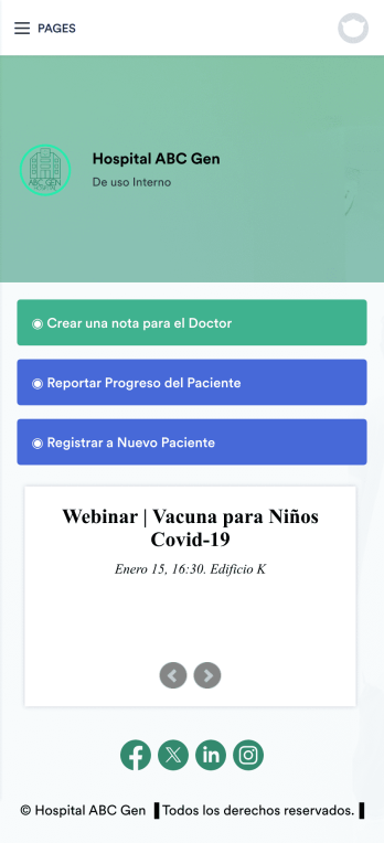 Notas del Doctor App Template