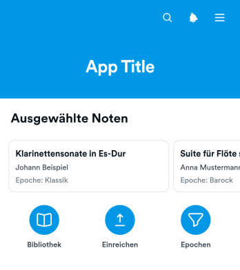 Notenbibliothek-App