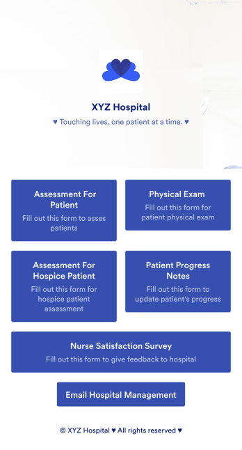 Nurse Notes App Template