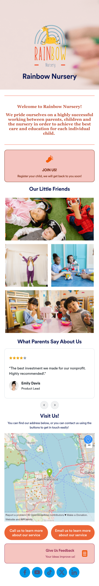 Nursery App Template