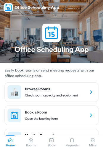 Office Scheduling App Template