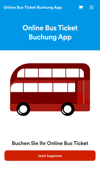 Online Bus Ticket Buchung App
