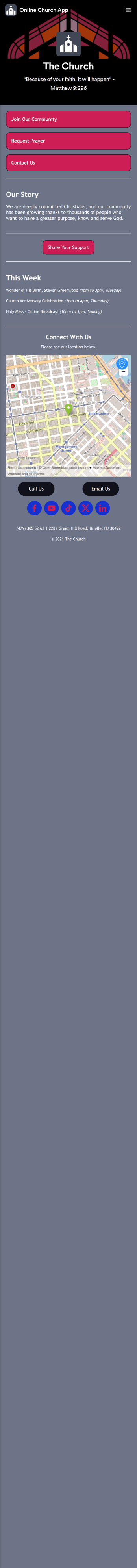 Online Church App Template