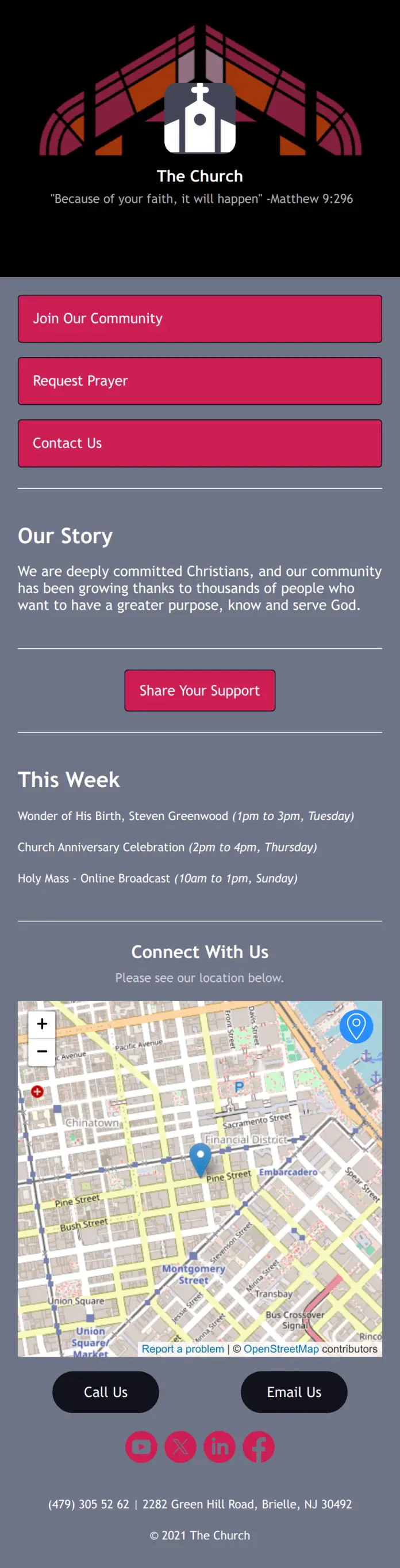 Online Church App