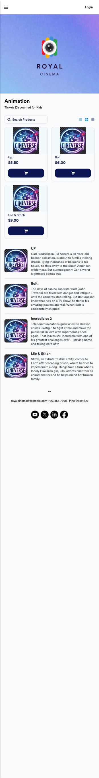 Online Cinema App Template