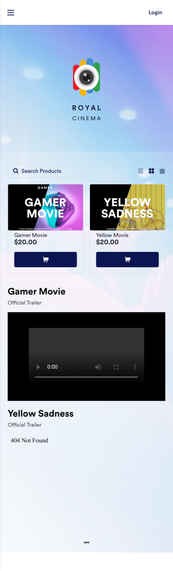 Online Cinema App Template