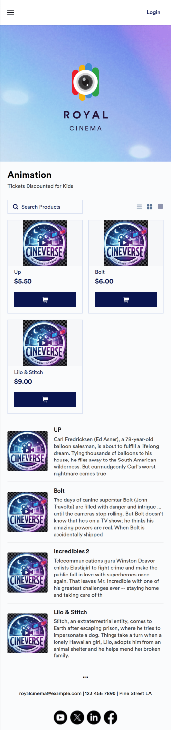 Online Cinema App Template