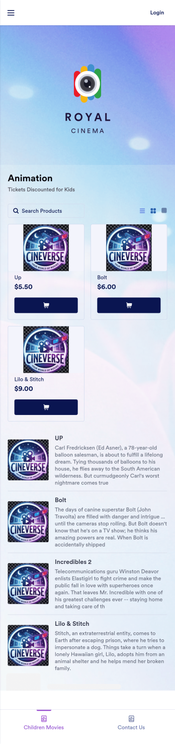 Online Cinema App Template