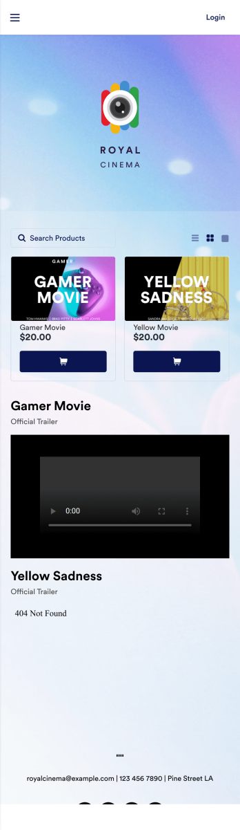 Online Cinema App Template