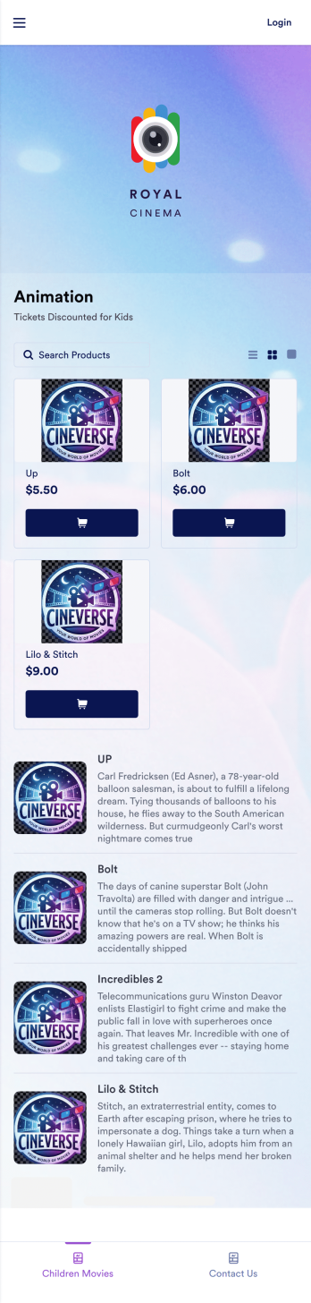 Online Cinema App Template