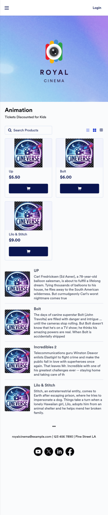 Online Cinema App Template