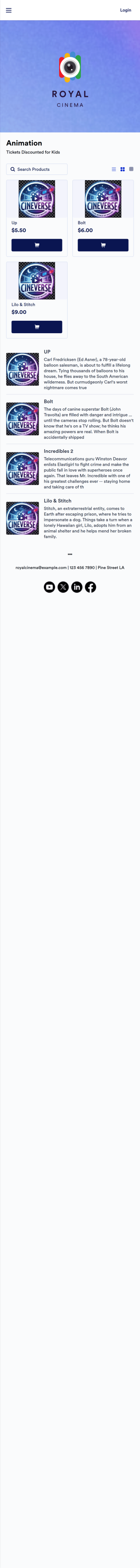 Online Cinema App Template