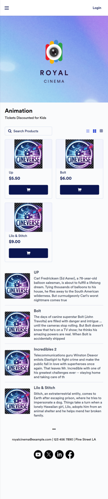 Online Cinema App Template