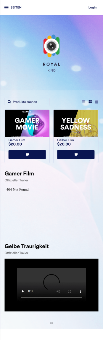 Online Kino App Template