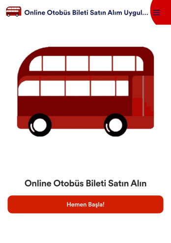 Online Otobüs Bileti Satın Alım Uygulama Șablonu
