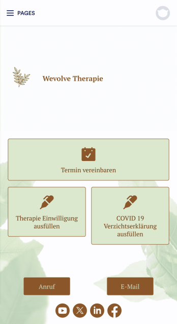 Online Therapie App Template