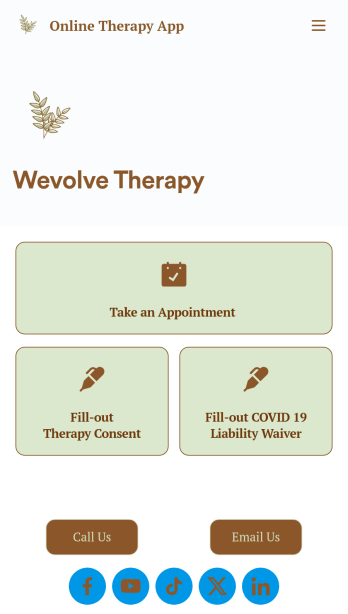 Online Therapy App Template