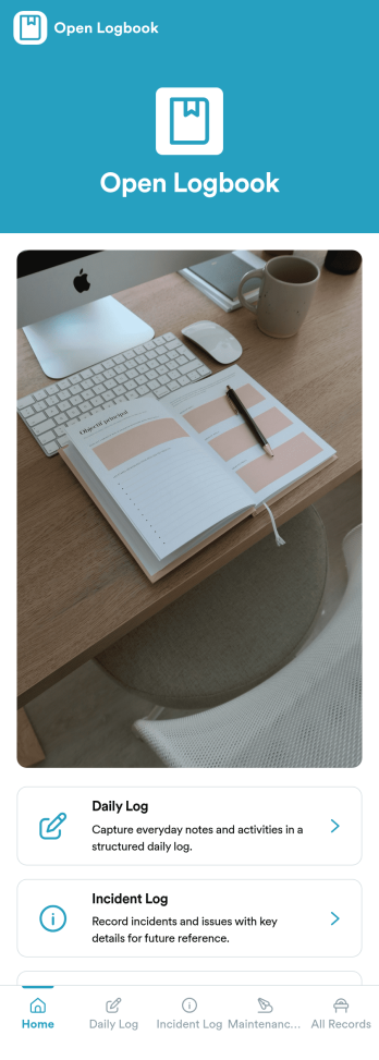 Open Logbook App Template