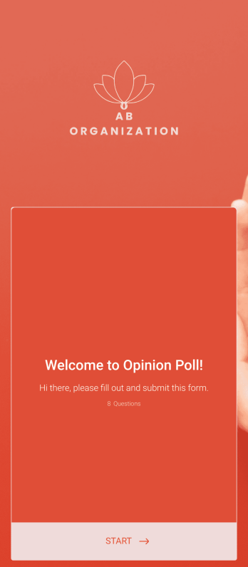 Opinion Poll App Template