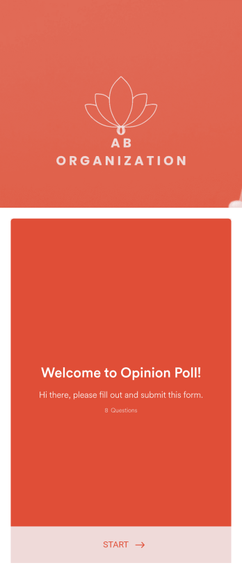 Opinion Poll App Template