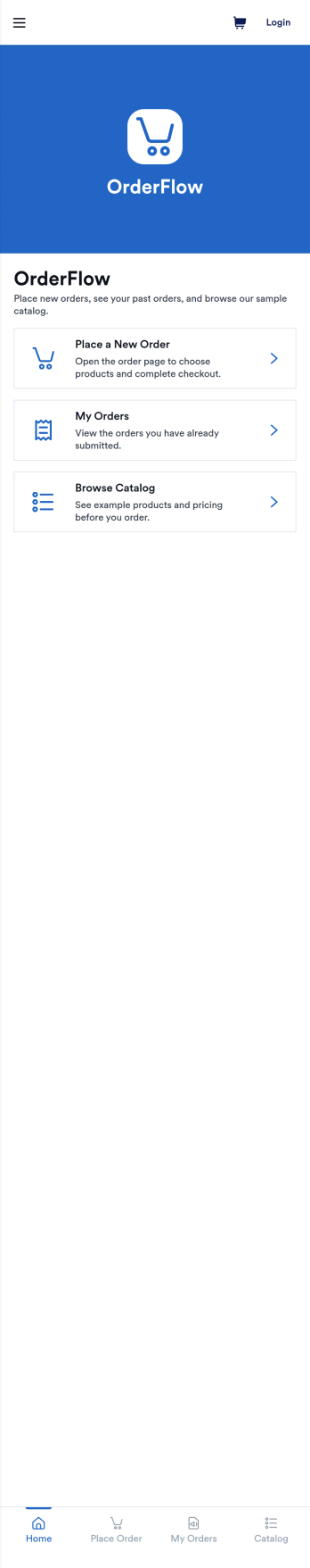 OrderFlow App Template