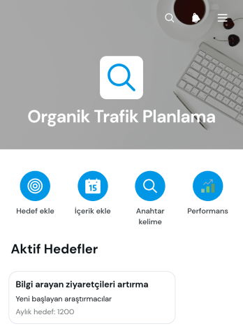 Organik Trafik Planlama Uygulama Șablonu