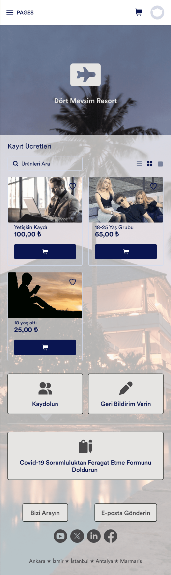 Otel Müşterisi Kayıt Formu Template