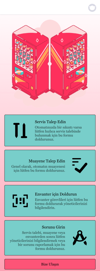 Otomat Uygulaması Template